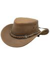Wagga Wagga Leather Hat Tan