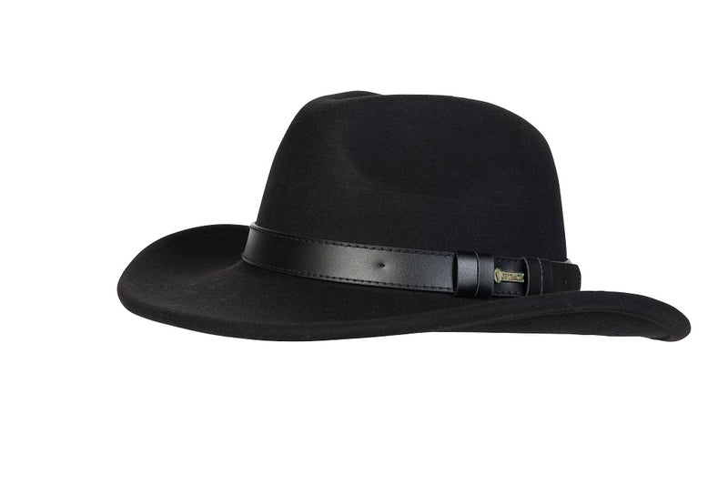 Haddad Hat in black