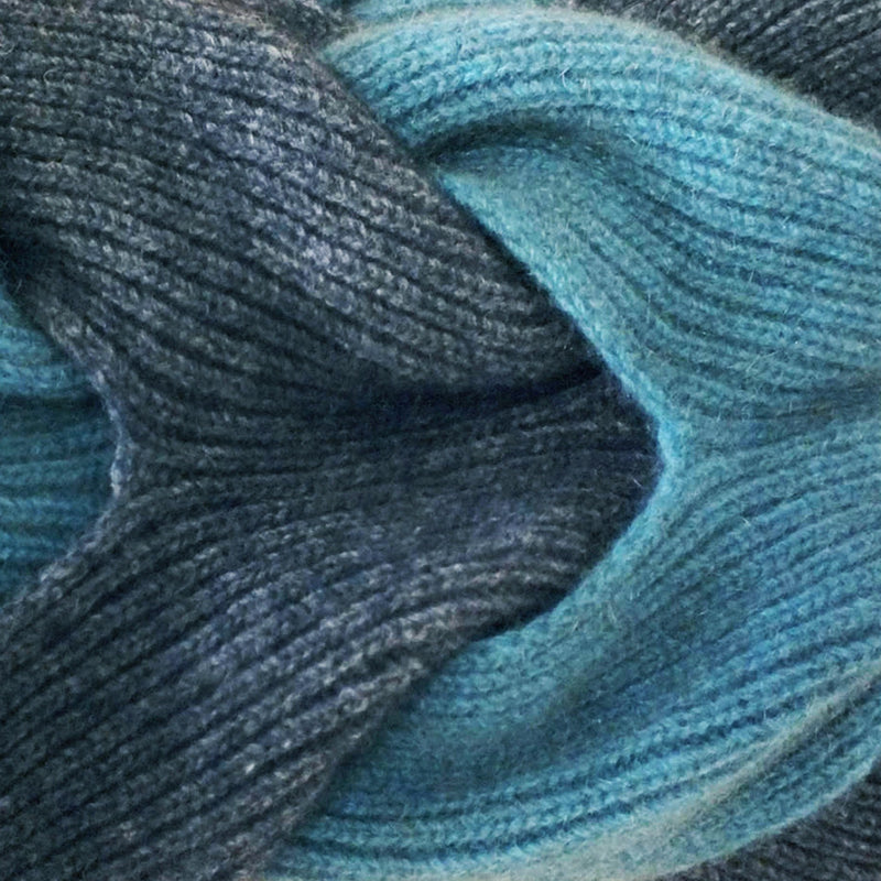 Cowl Teal Charcoal