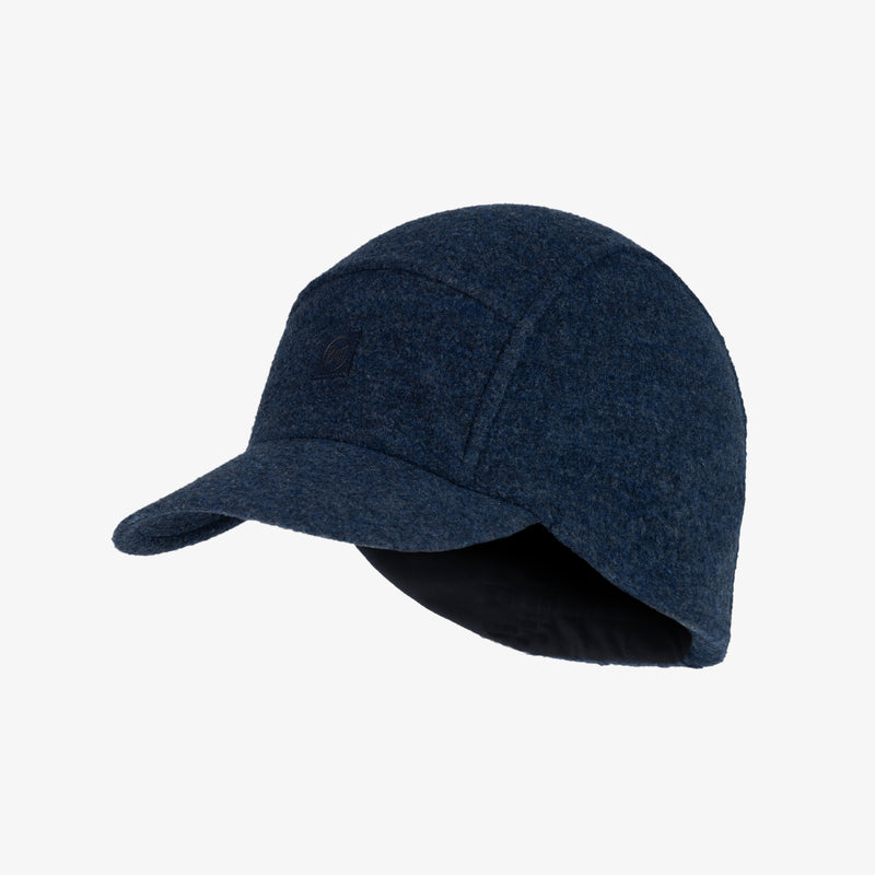 Merino Fleese cap Solid Navy