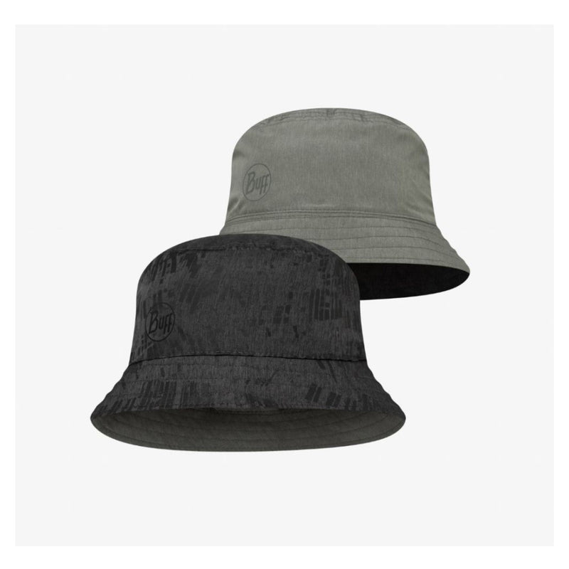 Travel Bucket Hat Gline Black Grey