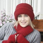Ribbed Clouche Hat